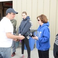 Doug presenting Patty with Ken s 2015 JVTC hat